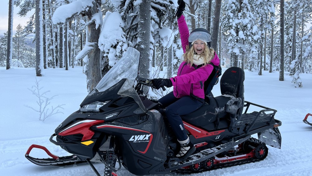 Sneeuwscootertocht bij Trysil.